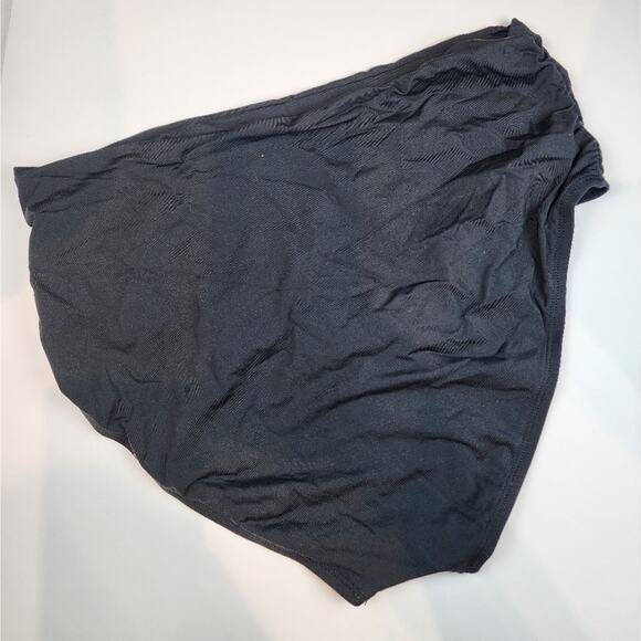 Animal Print High Waisted Bikini Halter Style Black Brown Swimsuit 561 Size L - Picture 4 of 6